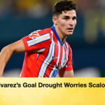 Alvarezs Goal Drought Worries Scaloni Alvarez’s Goal Drought Worries Scaloni