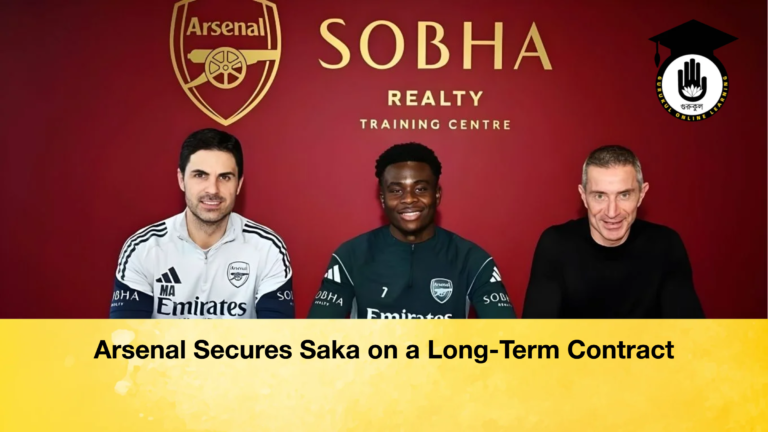 Arsenal Secures Saka on a Long Term Contract Arsenal Secures Saka on a Long-Term Contract