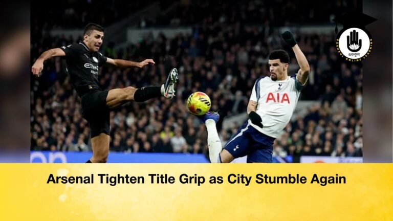 Arsenal Tighten Title Grip as City Stumble Again Arsenal Tighten Title Grip as City Stumble Again