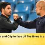 Arsenal and City to face off five times in a month Arsenal and City to face off five times in a month