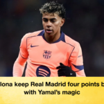 Barcelona keep Real Madrid four points behind with Yamals magic 1 Barcelona keep Real Madrid four points behind with Yamal’s magic