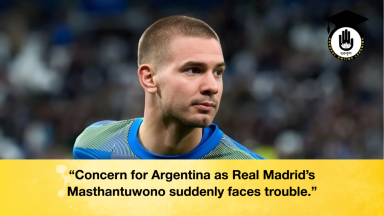Concern for Argentina as Real Madrids Masthantuwono suddenly faces trouble "Concern for Argentina as Real Madrid's Masthantuwono suddenly faces trouble."