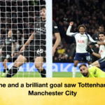 Fortune and a brilliant goal saw Tottenham halt Manchester City Fortune and a brilliant goal saw Tottenham halt Manchester City