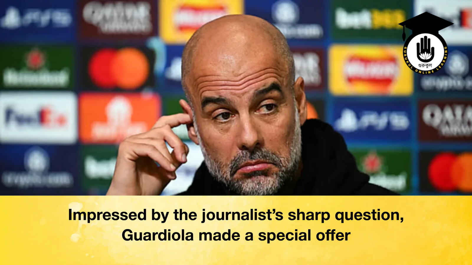 Impressed by the journalist’s sharp question, Guardiola made a special offer 1 Impressed by the journalist’s sharp question, Guardiola made a special offer Impressed by the journalists sharp question Guardiola made a special offer Impressed by the journalist’s sharp question, Guardiola made a special offer