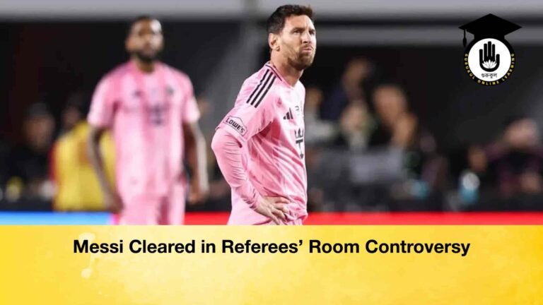 Messi Cleared in Referees’ Room Controversy