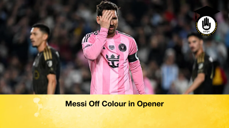 Messi Off Colour in Opener Messi Off Colour in Opener