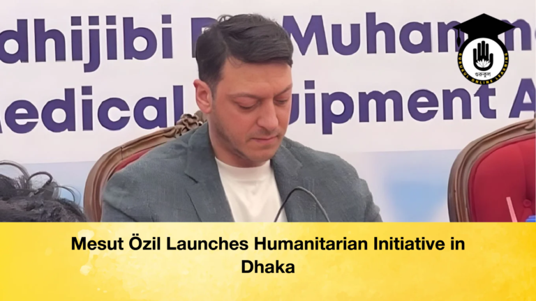 Mesut Ozil Launches Humanitarian Initiative in Dhaka Mesut Özil Launches Humanitarian Initiative in Dhaka
