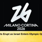 Protests Erupt as Israel Enters Olympic Opening Protests Erupt as Israel Enters Olympic Opening