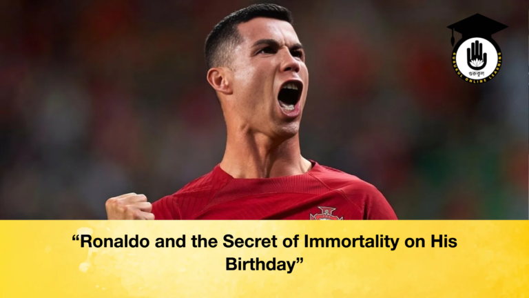 Ronaldo and the Secret of Immortality on His Birthday "Ronaldo and the Secret of Immortality on His Birthday"