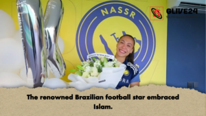 The Brazilian footballer converted to Islam The Brazilian footballer converted to Islam.