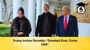 Trump Invites Ronaldo Greatest Ever Come USA Trump Invites Ronaldo “Greatest Ever, Come USA”