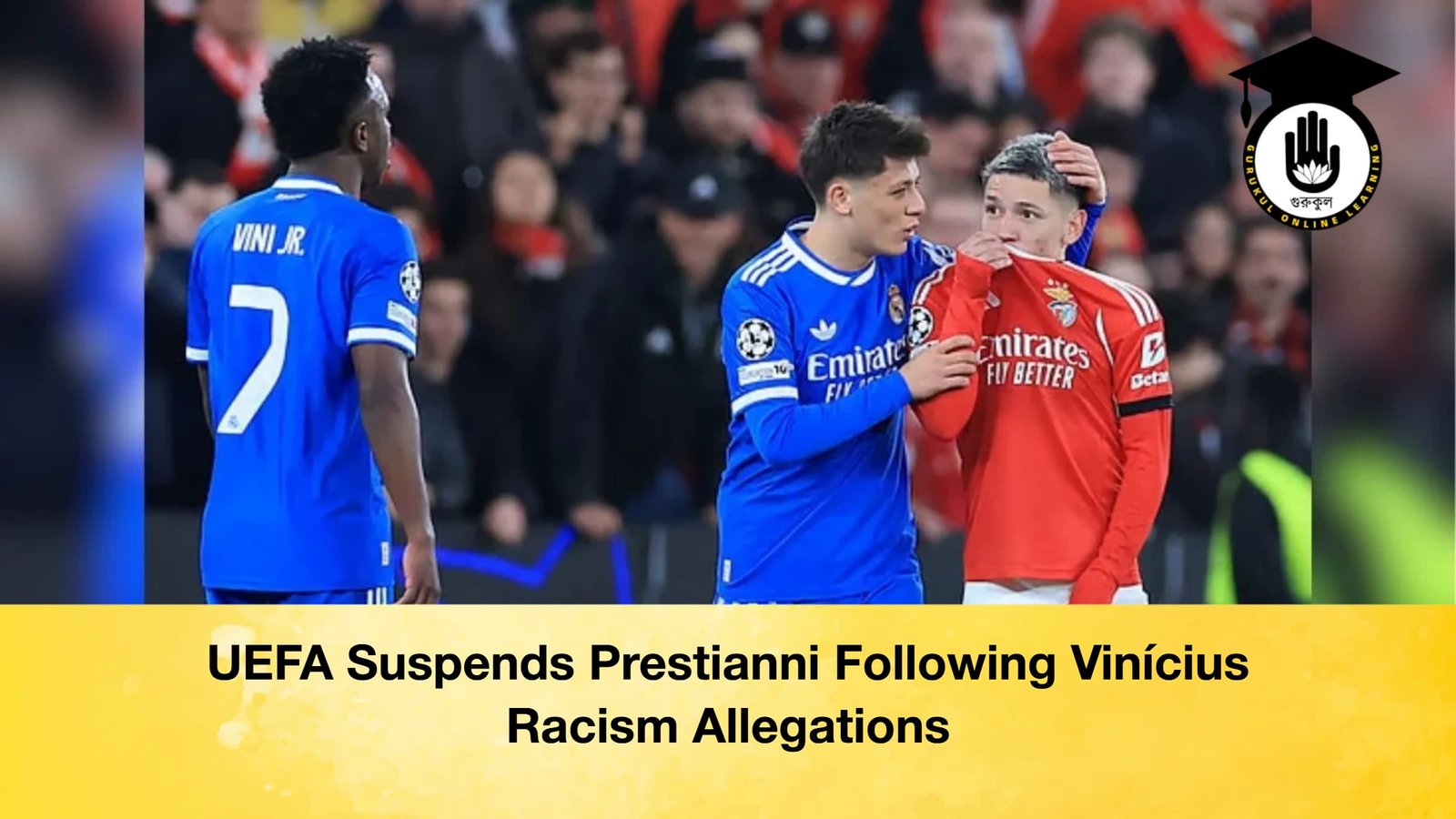 UEFA Suspends Prestianni Following Vinícius Racism Allegations 1 UEFA Suspends Prestianni Following Vinícius Racism Allegations UEFA Suspends Prestianni Following Vinicius Racism Allegations UEFA Suspends Prestianni Following Vinícius Racism Allegations