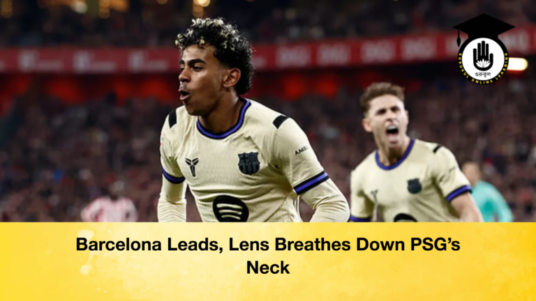 Barcelona Leads Lens Breathes Down PSGs Neck Barcelona Leads, Lens Breathes Down PSG’s Neck