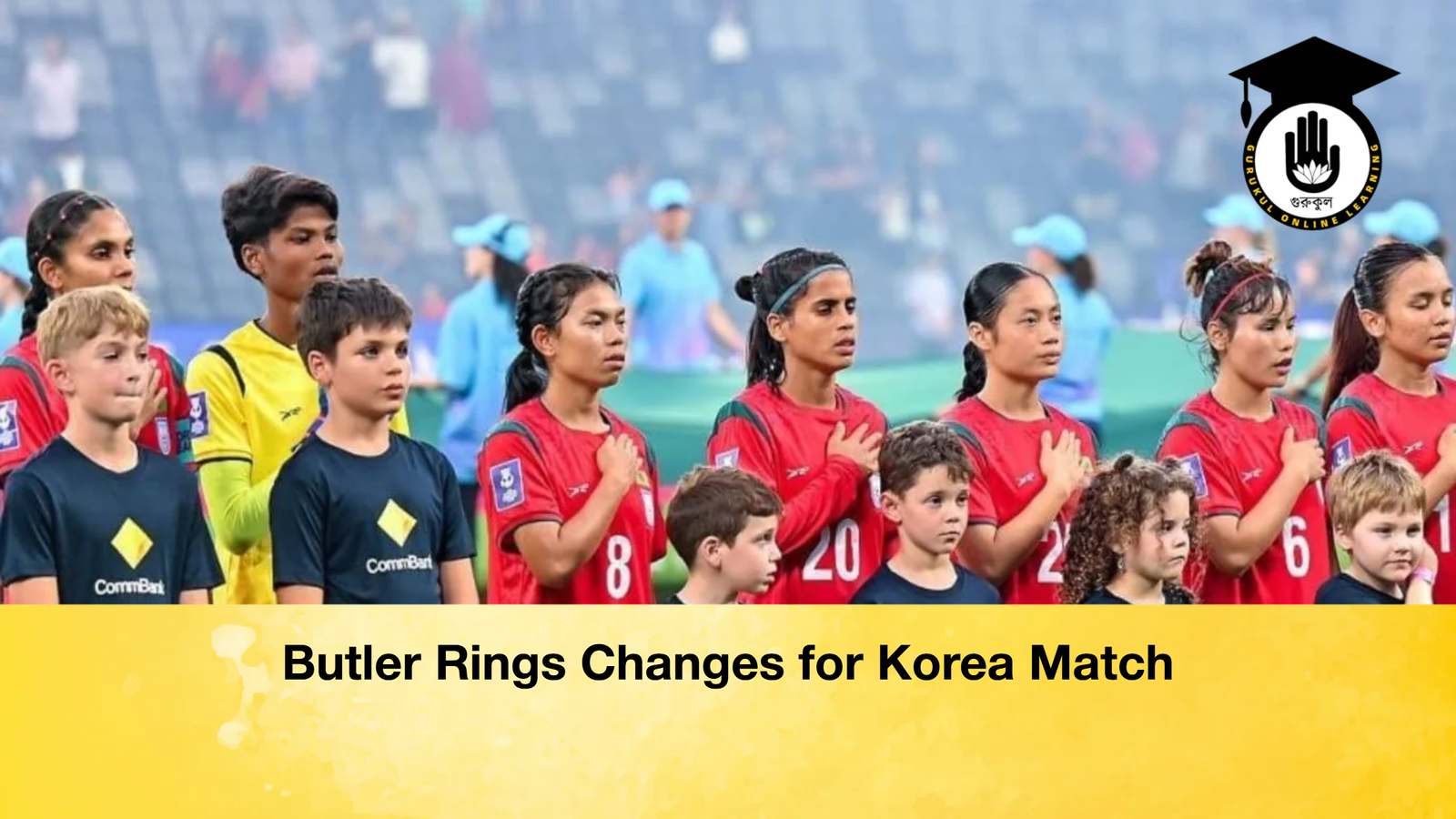 Butler Rings Changes for Korea Match Butler Rings Changes for Korea Match