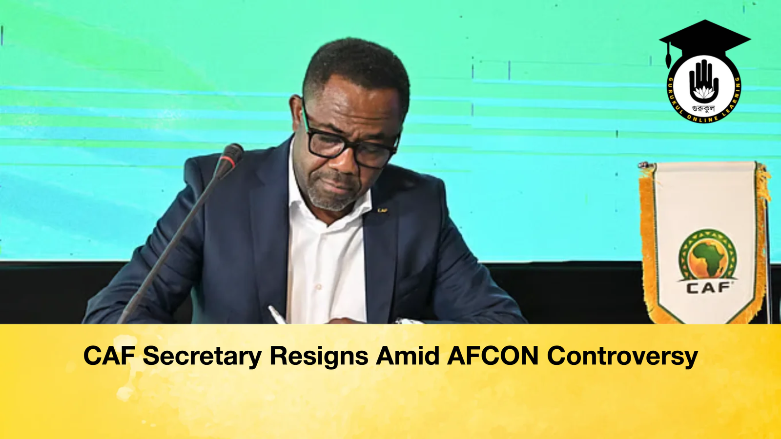CAF Secretary Resigns Amid AFCON Controversy CAF Secretary Resigns Amid AFCON Controversy