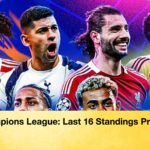 Champions League Last 16 Standings Preview Champions League: Last 16 Standings Preview