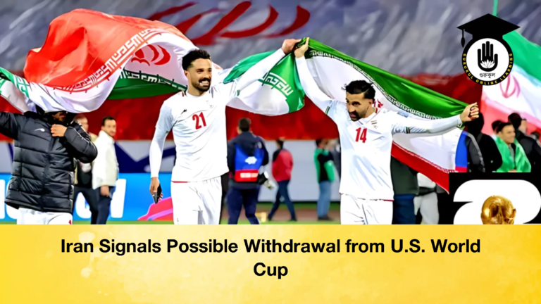 Iran Signals Possible Withdrawal from U.S. World Cup Iran Signals Possible Withdrawal from U.S. World Cup