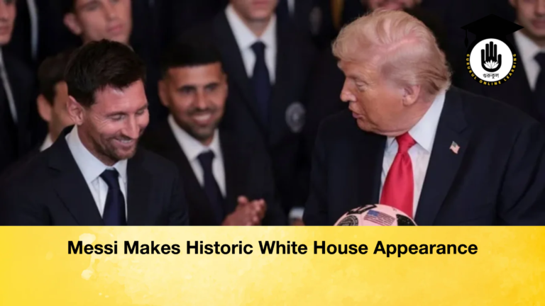 Messi Makes Historic White House Appearance Messi Makes Historic White House Appearance
