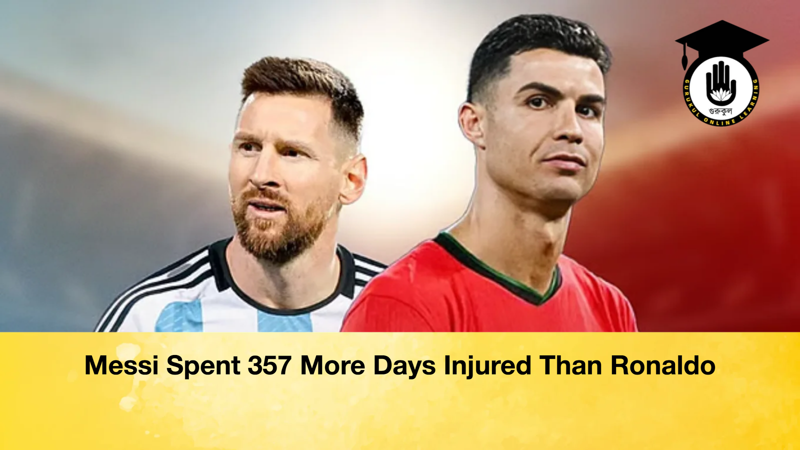 Messi Spent 357 More Days Injured Than Ronaldo Messi Spent 357 More Days Injured Than Ronaldo