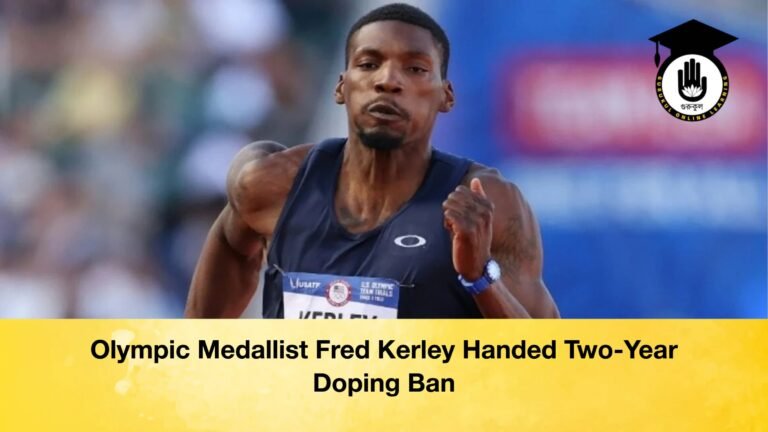 Olympic Medallist Fred Kerley Handed Two Year Doping Ban Olympic Medallist Fred Kerley Handed Two-Year Doping Ban
