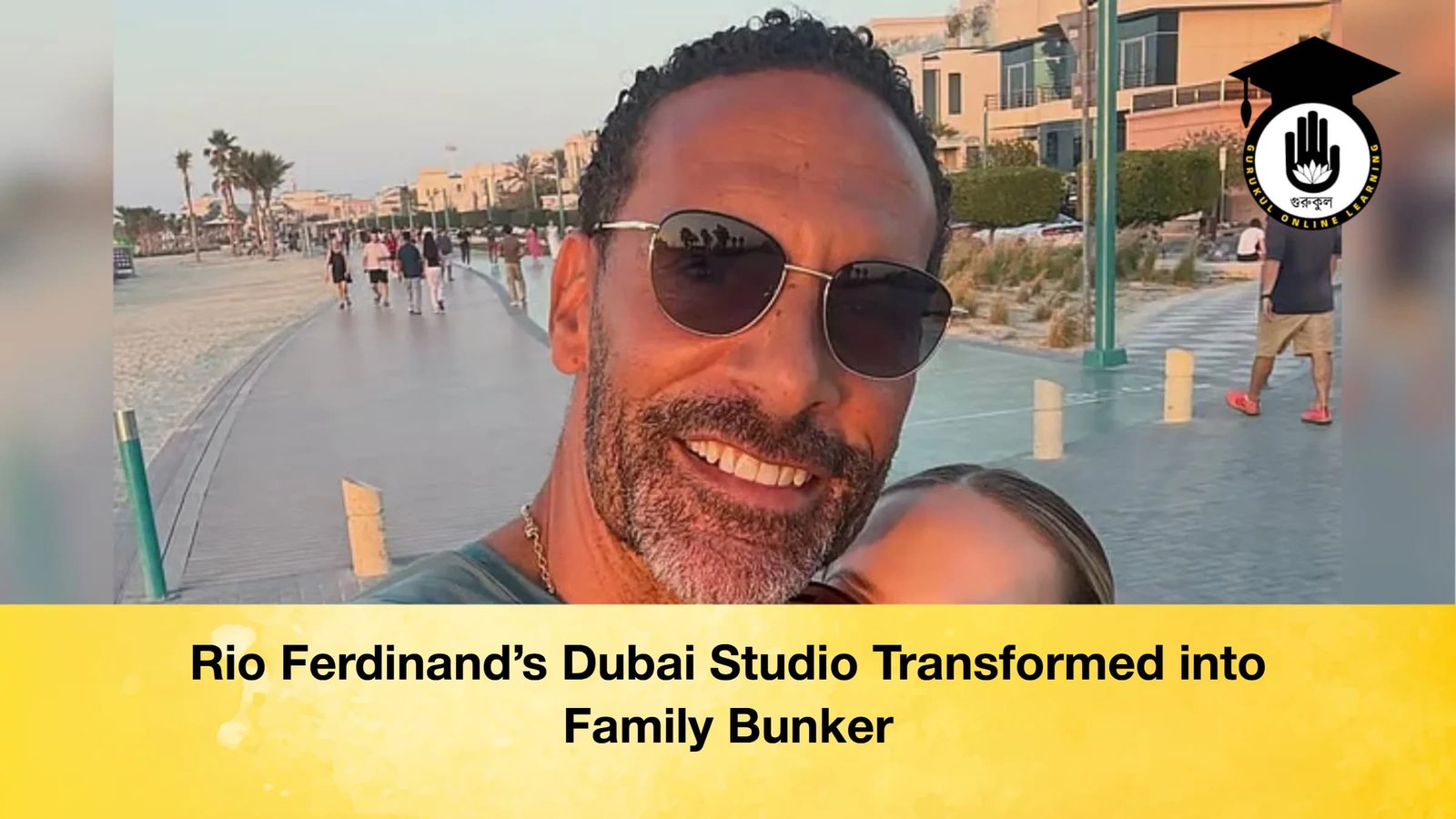 Rio Ferdinands Dubai Studio Transformed into Family Bunker Rio Ferdinand’s Dubai Studio Transformed into Family Bunker