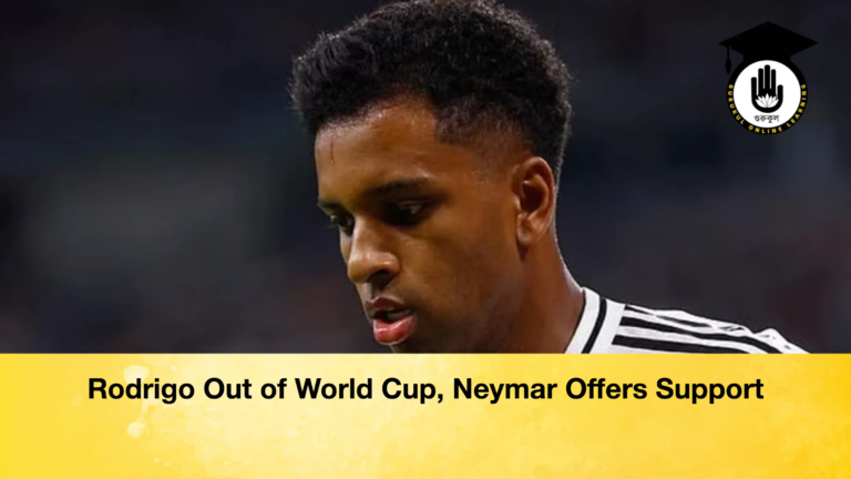 Rodrigo Out of World Cup Neymar Offers Support Rodrigo Out of World Cup, Neymar Offers Support