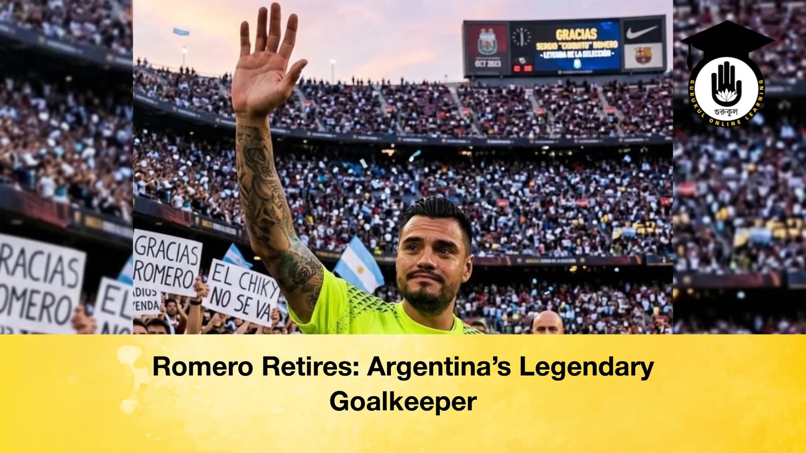 Romero Retires: Argentina’s Legendary Goalkeeper 1 Romero Retires: Argentina’s Legendary Goalkeeper Romero Retires Argentinas Legendary Goalkeeper 1 Romero Retires: Argentina’s Legendary Goalkeeper