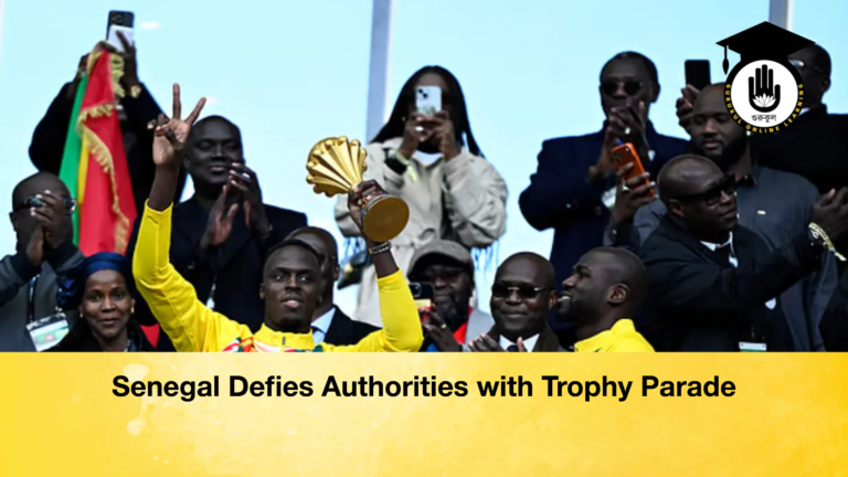 Senegal Defies Authorities with Trophy Parade Senegal Defies Authorities with Trophy Parade
