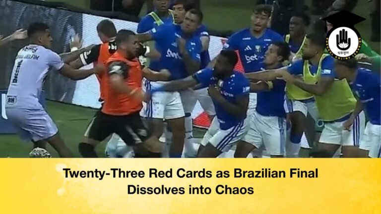 Twenty Three Red Cards as Brazilian Final Dissolves into Chaos Twenty-Three Red Cards as Brazilian Final Dissolves into Chaos