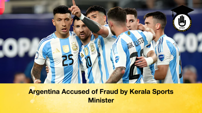 Argentina Accused of Fraud by Kerala Sports Minister Argentina Accused of Fraud by Kerala Sports Minister
