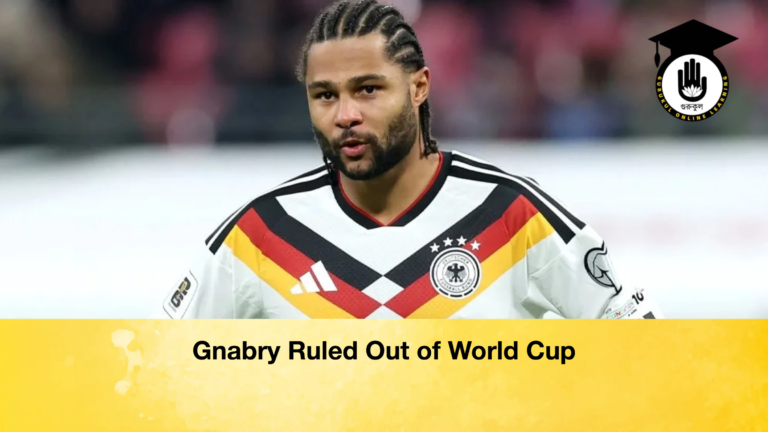 Gnabry Ruled Out of World Cup Gnabry Ruled Out of World Cup