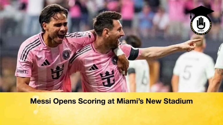 Messi Opens Scoring at Miami's New Stadium