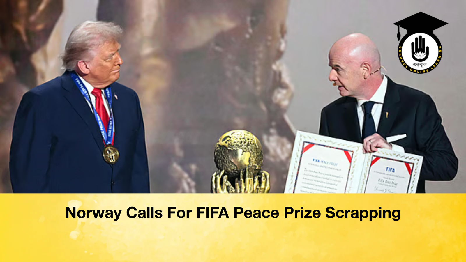 Norway Calls For FIFA Peace Prize Scrapping Norway Calls For FIFA Peace Prize Scrapping