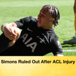 Simons Ruled Out After ACL Injury Simons Ruled Out After ACL Injury