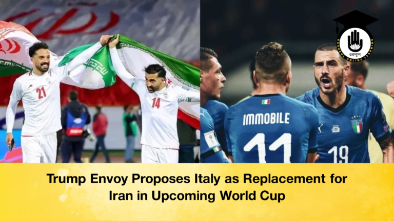 Trump Envoy Proposes Italy as Replacement for Iran in Upcoming World Cup Trump Envoy Proposes Italy as Replacement for Iran in Upcoming World Cup