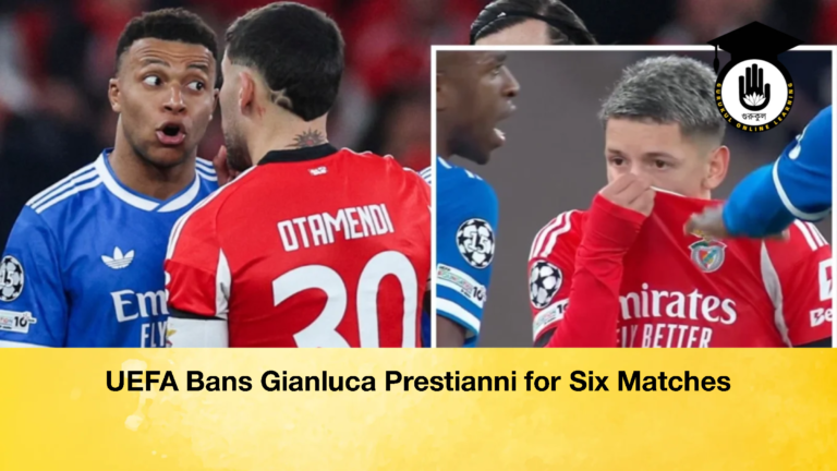 UEFA Bans Gianluca Prestianni for Six Matches UEFA Bans Gianluca Prestianni for Six Matches