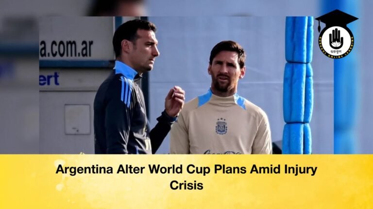 Argentina Alter World Cup Plans Amid Injury Crisis 1 Argentina Alter World Cup Plans Amid Injury Crisis