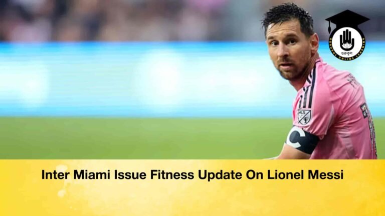 Inter Miami Issue Fitness Update On Lionel Messi