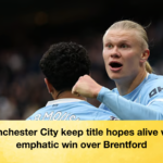 Manchester City keep title hopes alive with emphatic win over Brentford Manchester City keep title hopes alive with emphatic win over Brentford