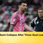 Miami Collapse After Three Goal Lead Miami Collapse After Three-Goal Lead