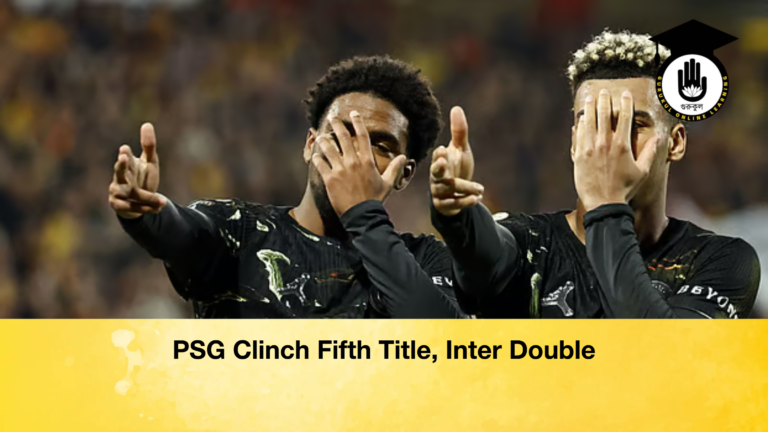 PSG Clinch Fifth Title Inter Double PSG Clinch Fifth Title, Inter Double