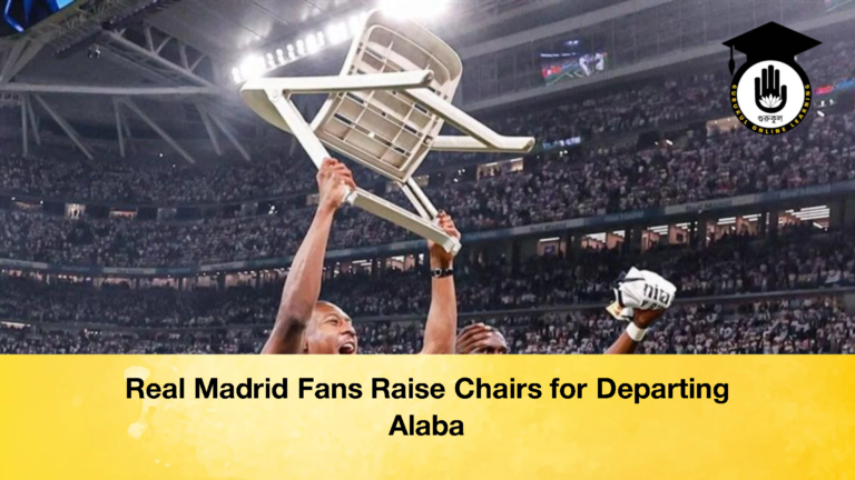Real Madrid Fans Raise Chairs for Departing Alaba 2 Real Madrid Fans Raise Chairs for Departing Alaba