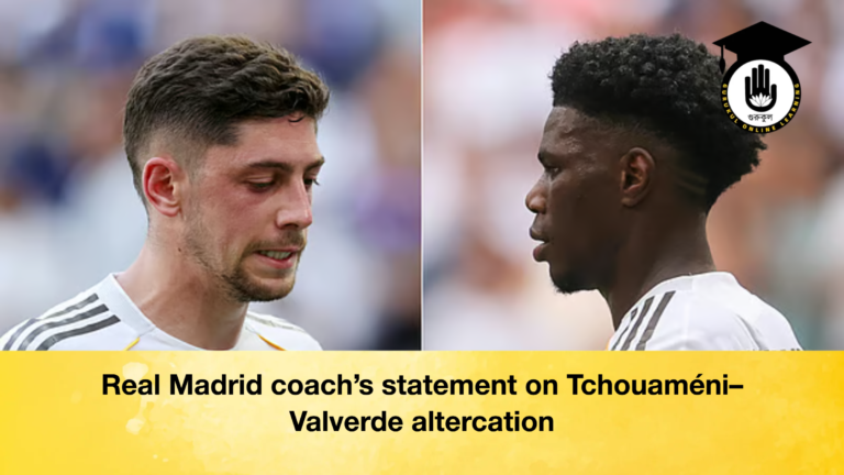 Real Madrid coachs statement on Tchouameni–Valverde altercation Real Madrid coach’s statement on Tchouaméni–Valverde altercation