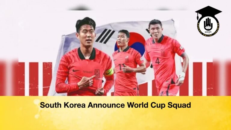 South Korea Announce World Cup Squad 1 South Korea Announce World Cup Squad