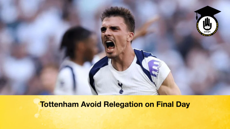 Tottenham Avoid Relegation on Final Day Tottenham Avoid Relegation on Final Day