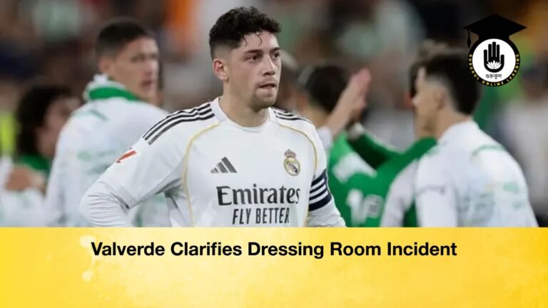 Valverde Clarifies Dressing Room Incident 1 Valverde Clarifies Dressing Room Incident