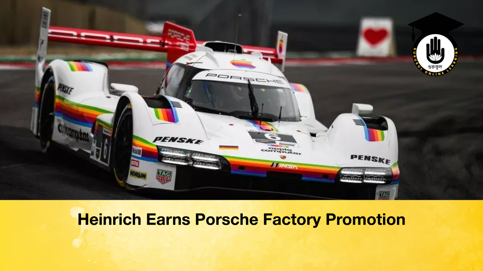 Heinrich Earns Porsche Factory Promotion