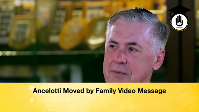 Ancelotti Moved by Family Video Message Ancelotti Moved by Family Video Message