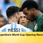Argentinas World Cup Opening Record Argentina’s World Cup Opening Record