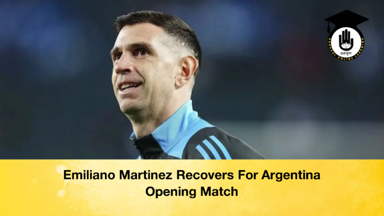 Emiliano Martinez Recovers For Argentina Opening Match 2 Emiliano Martinez Recovers For Argentina Opening Match